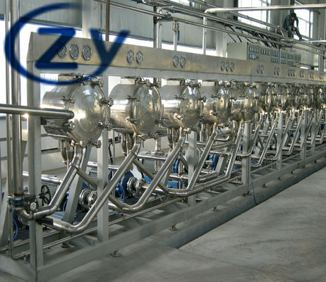 Automatisation de l'industrie alimentaire Ligne de production de fécule de pommes de terre de 10 à 50 t/h Capacité