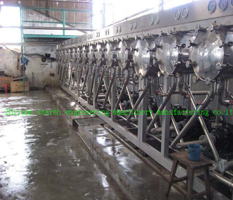 Installation de fabrication d'amidon de manioc de solides solubles 304/amidon de manioc faisant la machine