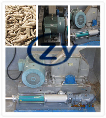 Machine fraîche de fécule de pommes de terre écrasant la section Rasper par le rotor à grande vitesse