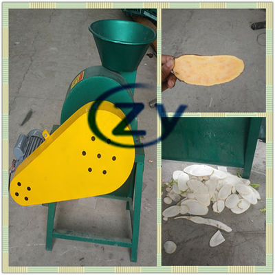 Fraiseuse de manioc à échelle réduite/machine de découpage en tranches de tapioca acier inoxydable