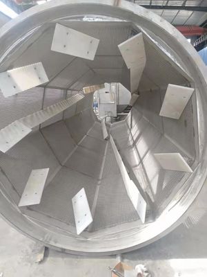 Machine à laver rotatoire 20t/H 15kw de pomme de terre fraîche d'acier au carbone