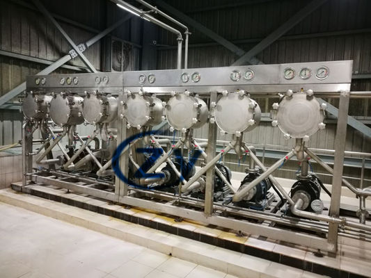 contrôle hydraulique de lavage de raffinage d'inverseur de cyclone de système Multicyclone de l'amidon 75kw