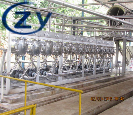 Machine de transformation de pommes de terre efficace Multicyclone de 10 à 50 t/h Capacité