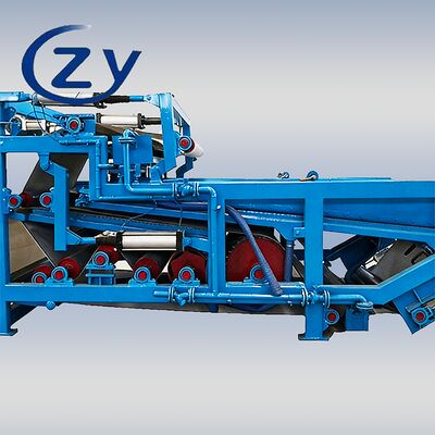 Filtre industriel de déshydratation par courroie à fonctionnement continu pour les grandes usines d'amidon