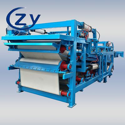 Continuous Belt Dewatering Equipment for Starch Fiber Solid-Liquid Separation and Industrial Waste Residue Dewatering