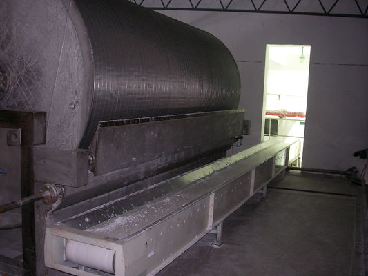Machine de asséchage du vide SS304 de patate douce d'amidon de machine d'amidon rotatoire de filtre