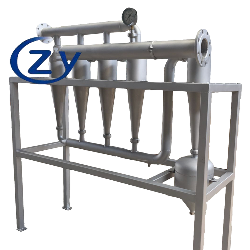 Disableur de sable intelligent et autonettoyant pour le traitement de l'amidon, dispositif de filtration de particules fines à ultra-rendement pour les usines d'amidon à haut volume