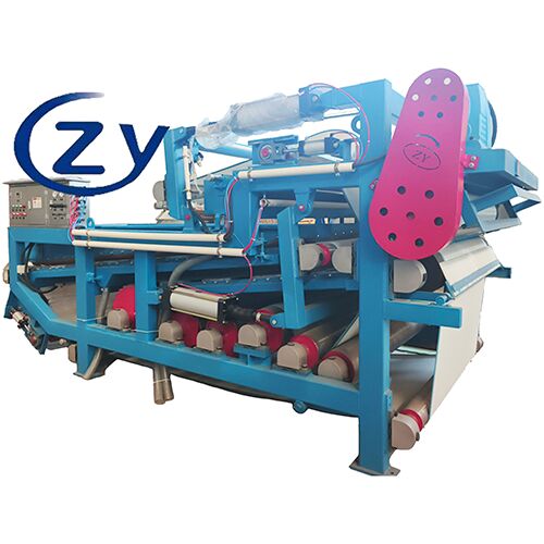 Filtre de déshydratation à courroie à faible entretien : courroie de qualité alimentaire pour des opérations de déshydratation de l'amidon sûres