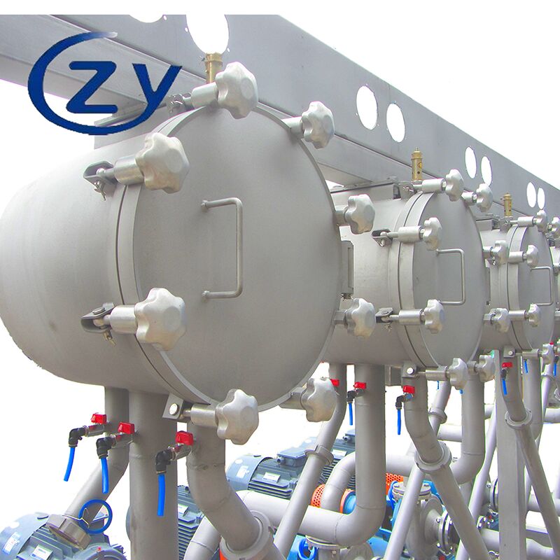 Cluster multicyclonique compact pour l'élimination continue des impuretés d'amidon