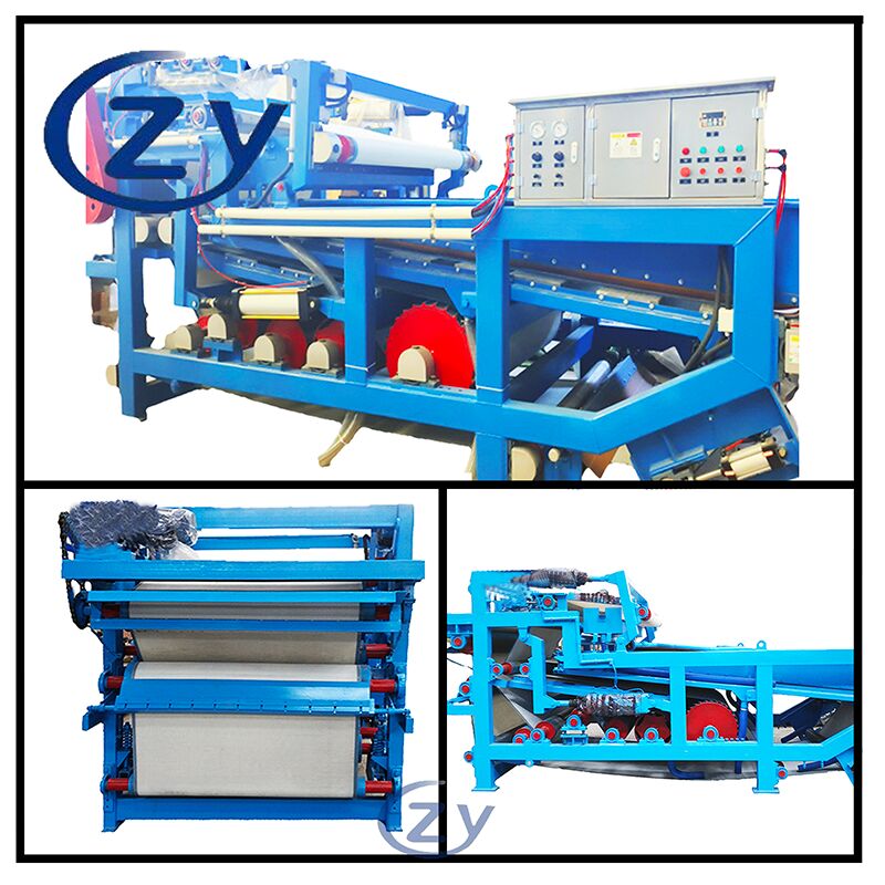 Filtre déshydrateur à bande en acier inoxydable pour la déshydratation de fibres de manioc industrielles et le traitement des scories