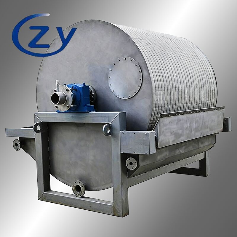 Filtre à vide en acier inoxydable SS304 à haute efficacité pour déshydratation d'amidon de 2-8 t/h avec fonctionnement continu 24h/24