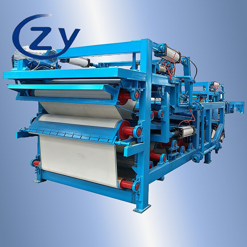 Machine de déshydratation professionnelle de fibres de manioc Filtre de déshydratation à bande industrielle pour ligne de traitement