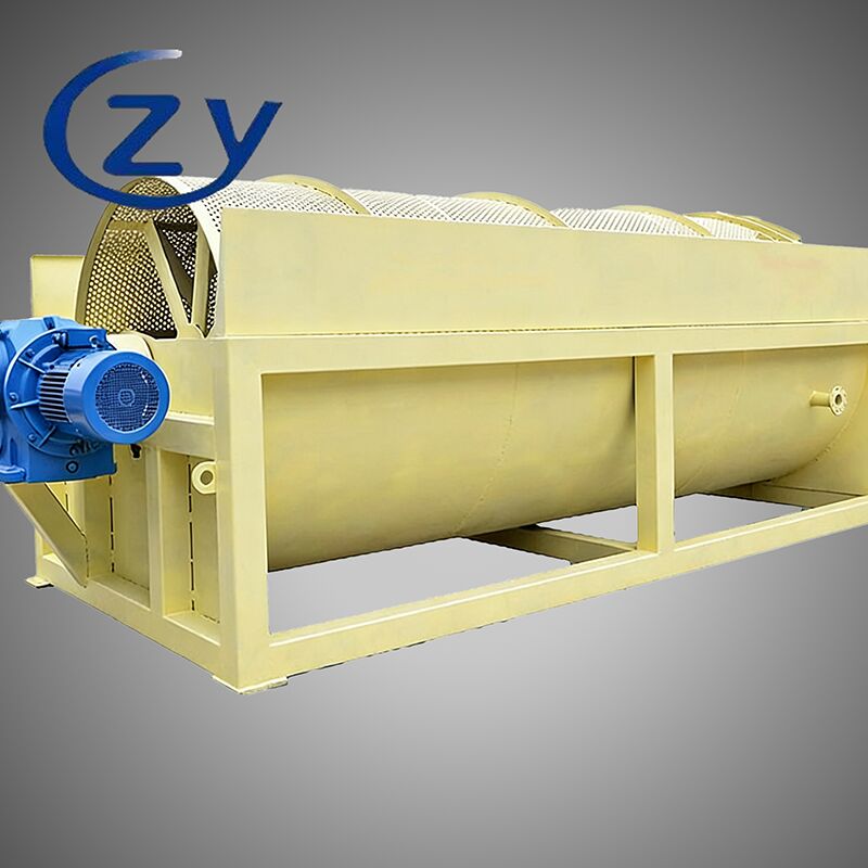 Éplucheuse rotative de manioc en acier inoxydable de qualité alimentaire avec processus d'épluchage à contre-courant pour la production industrielle d'amidon