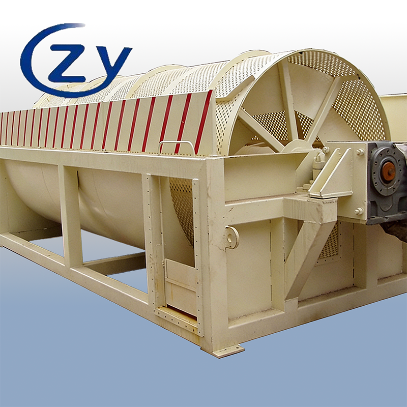 High Efficiency Sand Removal Rotary Peeler Cassava Peeling and Washing Machine with Multi-stage Countercurrent Washing and Stainless Steel Construction