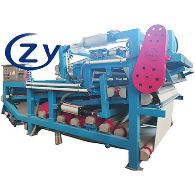 Filtre de déshydratation à courroie à faible entretien : courroie de qualité alimentaire pour des opérations de déshydratation de l'amidon sûres