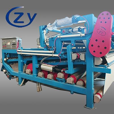 Machine de déshydratation de séparation solide-liquide à ceinture économe en énergie avec une capacité de fibres de 4 t/h pour un fonctionnement continu