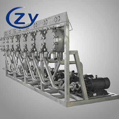Équipement multicyclonique de grande capacité pour le traitement de l'amidon avec construction en acier inoxydable et capacité de production personnalisée