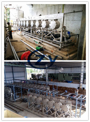 Chaîne de fabrication d'amidon de manioc de l'acier inoxydable 304 d'ensemble complet haut résistante à l'usure
