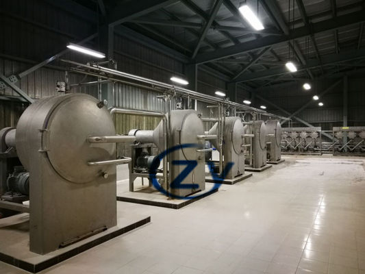 tamis d'extraction d'amidon de manioc de 45kw 15t/H SS304