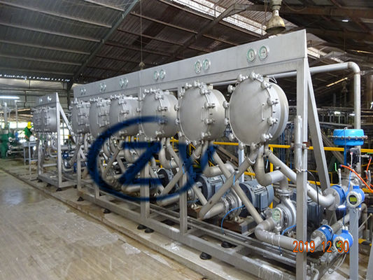 Hydrocyclone d'amidon de manioc du lavage SS304 30kw 20t/H