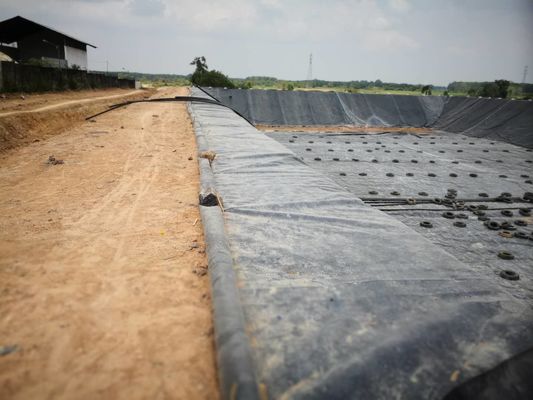 Revêtement agricole d'étang d'anti de la fuite 2mm de HDPE de Geomembrane réservoir de barrage