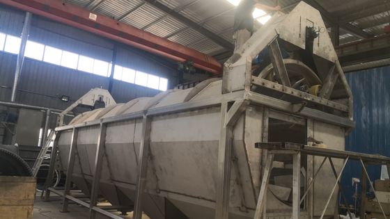 Machine à laver rotatoire 20t/H 15kw de pomme de terre fraîche d'acier au carbone
