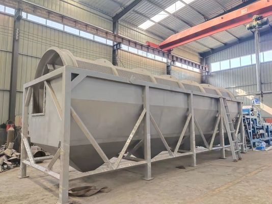 Matériel rotatoire de la machine à laver SS304 de grand de manipulation de capacité tambour de manioc